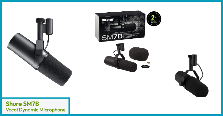 Shure SM7B Vocal Dynamic Microphone